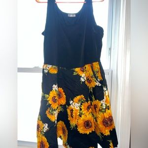 Sunflower summer dress